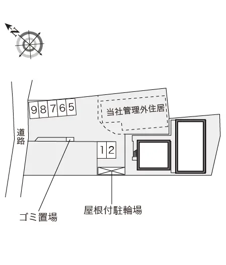 ★手数料０円★岸和田市吉井町２丁目 月極駐車場